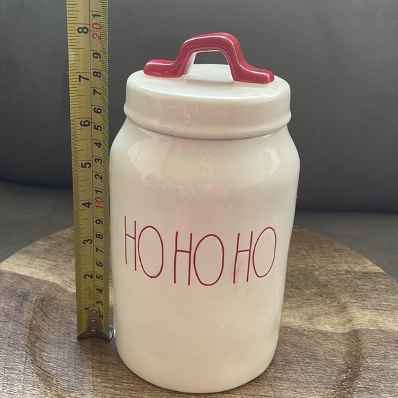 Rae Dunn HoHoHo canister/ cookie jar - Picture 2 of 4